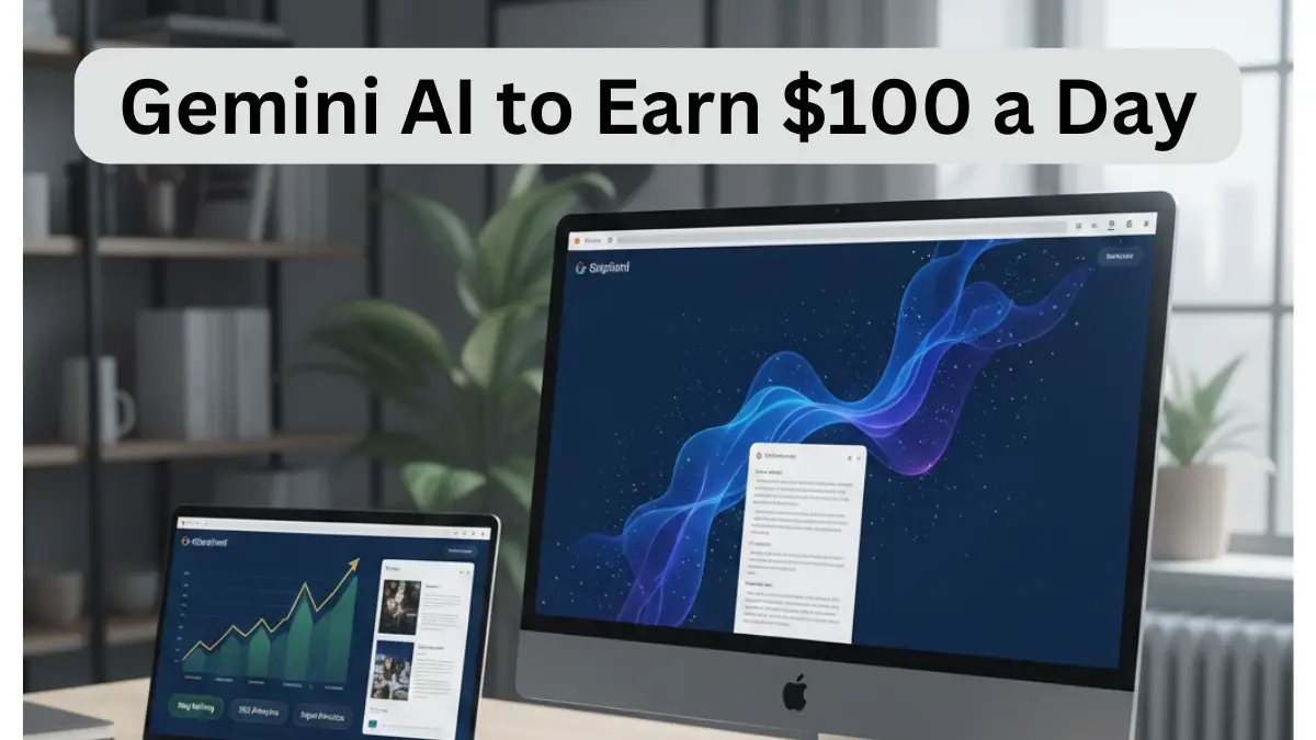 Using Gemini AI for online income and digital business growth in 2026